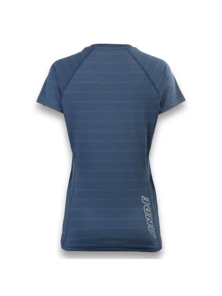 T-Shirt Ande Omio Dla Kobiet niebieska