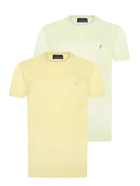 Jacey Quinn Tričko / žlutá / zelená modrá