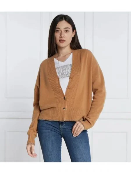 Liu Jo De lână cardigan maro