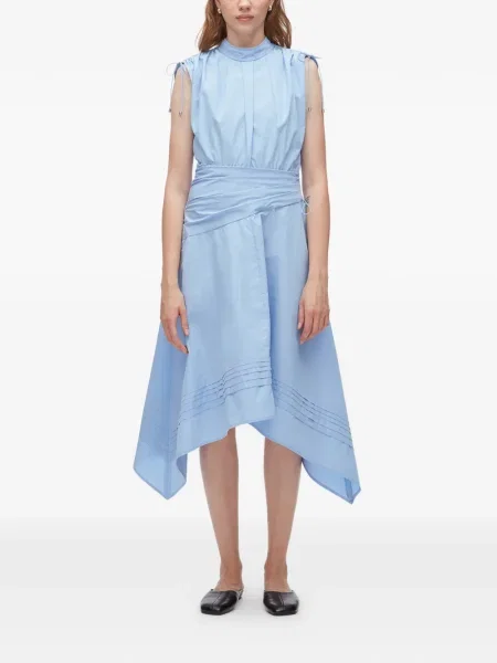 Kostiumas midi suknelė 3.1 Phillip Lim iki kelių mėlyna