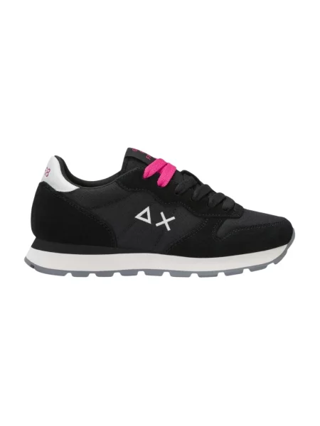 Sneakersy Sun68 skórzane czarne