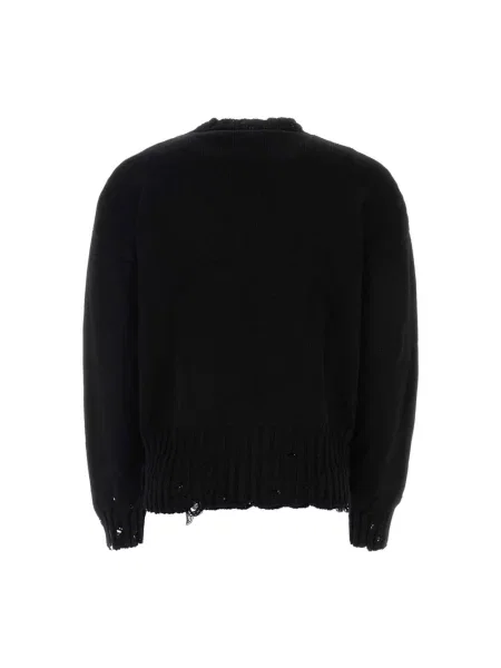 Dzianinowy sweter Marni casual czarny