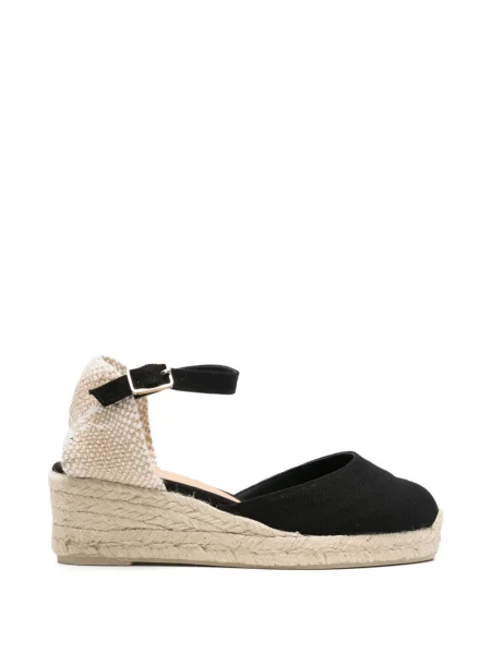 Cropp espadrile Castaner cu bretele negru