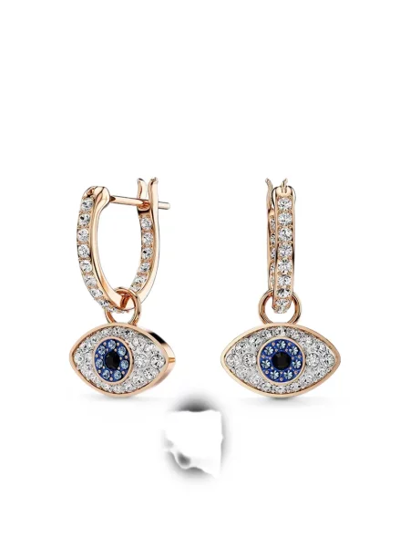Cercei Swarovski roz