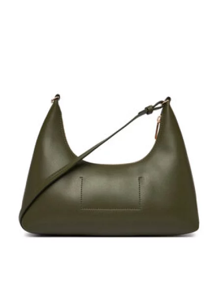 Ročna torba Calvin Klein Foil Logo Conv Shou?Lder Bag Bež zelena
