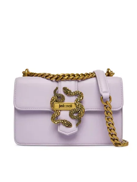 Just Cavalli Ročna torba vijolična