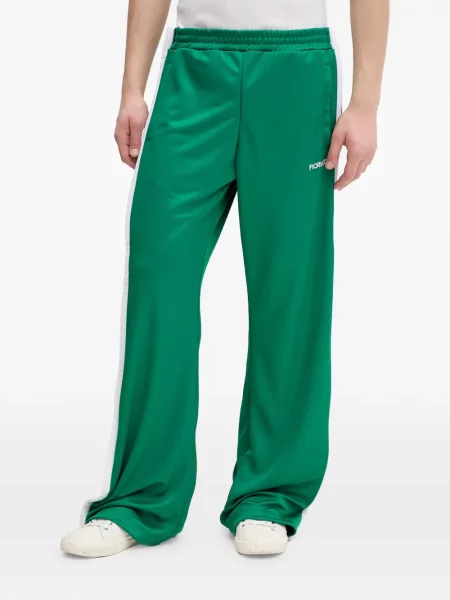 Pantaloni Fiorucci cu dungi verde