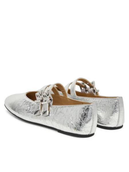 MICHAEL Michael Kors Balerina Rowen Flex Ballet ezüst
