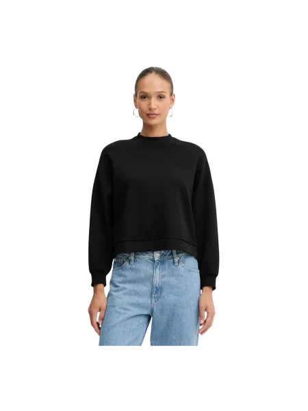 Bluza Armani Exchange z okrągłym dekoltem czarna