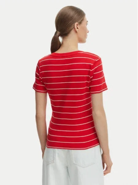 TOMMY HILFIGER Majica Cody / bela rdeča