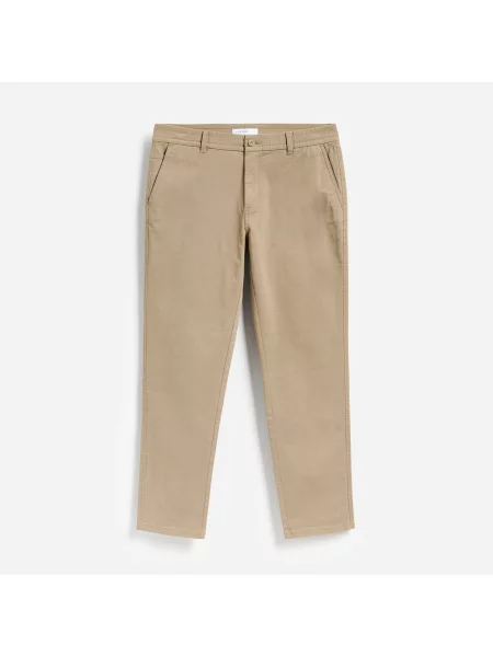 Reserved Kalhoty chino slim fit béžová