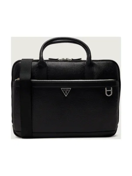 Guess Geantă pentru laptop MONACO negru
