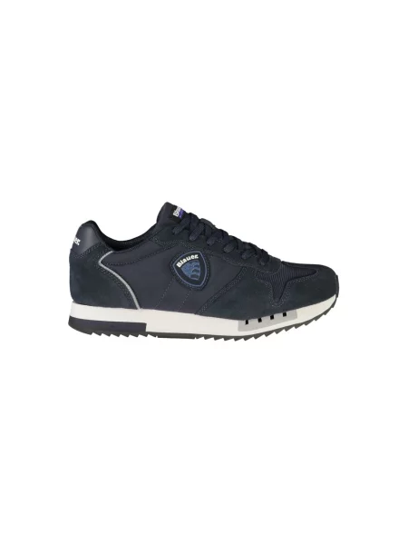 Sneakersy Blauer skórzane niebieskie