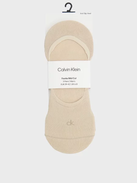 Шкарпетки Calvin Klein бежеві