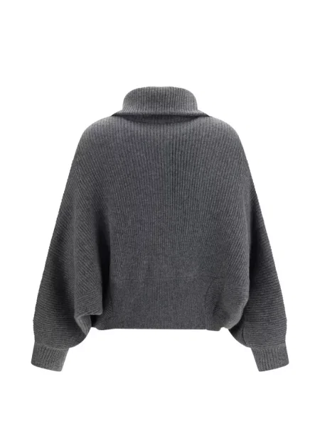 Cardigan Brunello Cucinelli tricotate gri