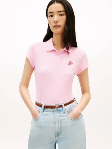 Tricou Tommy Hilfiger roz
