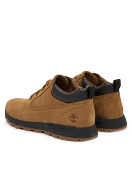 Fűzős csizma Timberland barna
