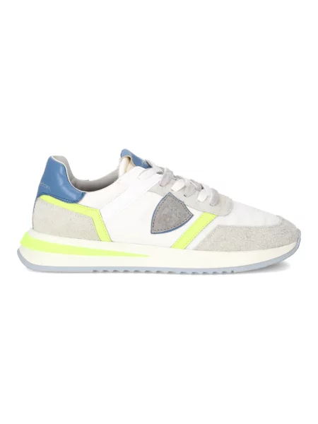 Buty do biegania Philippe Model skórzane do biegania niebieskie