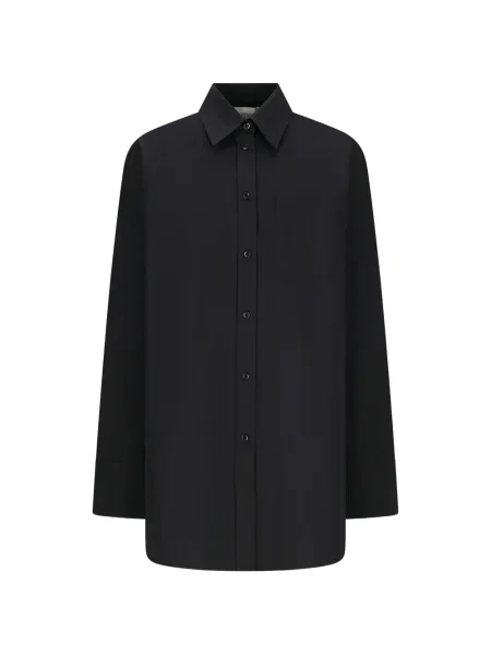 Cămașă Sportmax plisată negru