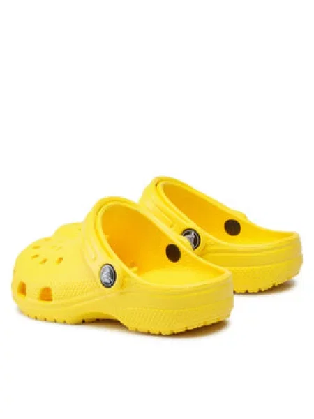 Klasické pantofle Crocs žluté