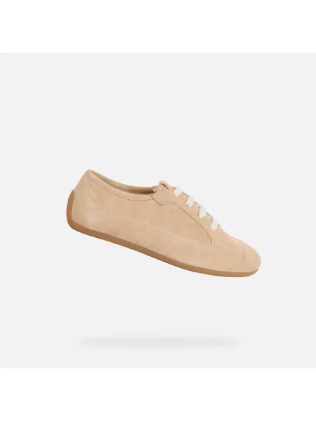 Geox sneakers din piele întoarsă D ADDISSE bej