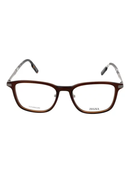 Okulary przeciwsłoneczne Ermenegildo Zegna brązowe