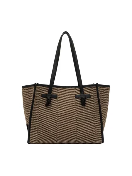Shopperka Gianni Chiarini skórzana czarna