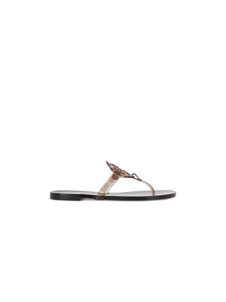 Klapki Tory Burch brązowe