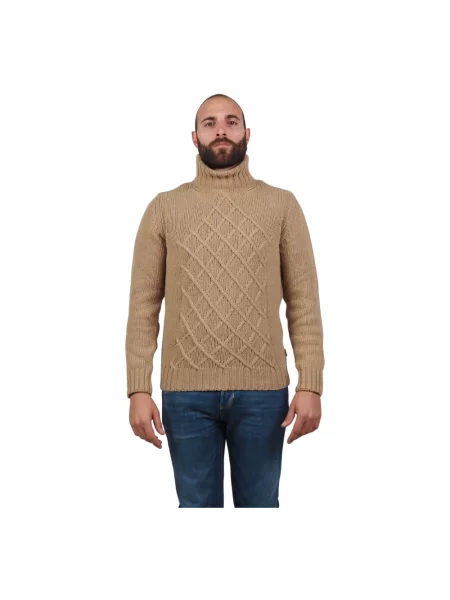 Sweter Atpco wełniany beżowy