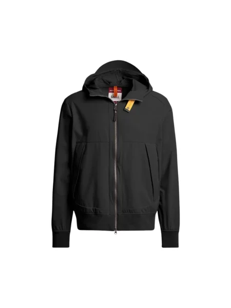 Wiatrówka Parajumpers z kapturem czarna