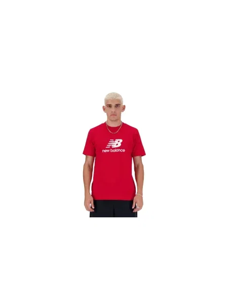 New Balance Sport Essentials Logo T-Shirt Mężczyźni Koszulki New Balance Size: L czerwony
