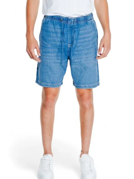 Kratke jeans hlače Jack & Jones modra