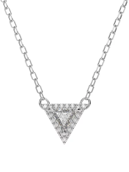 Pandantiv Swarovski argintiu