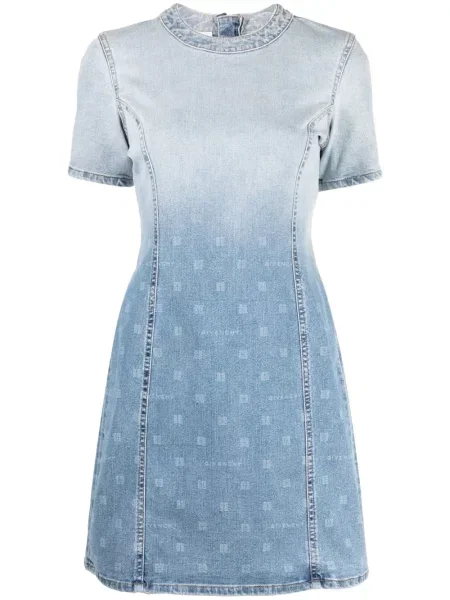 Rochie din denim Givenchy albastru