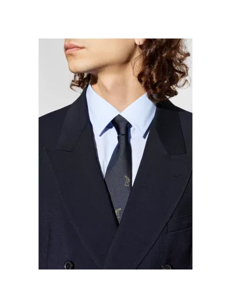 Krawat Paul Smith niebieski