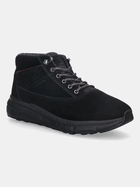 Čevlji Tommy Hilfiger W NBK SDE HYBRID BOOT črna