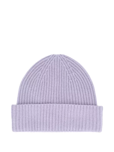 Оребрен шапка бийни Loro Piana виолетово