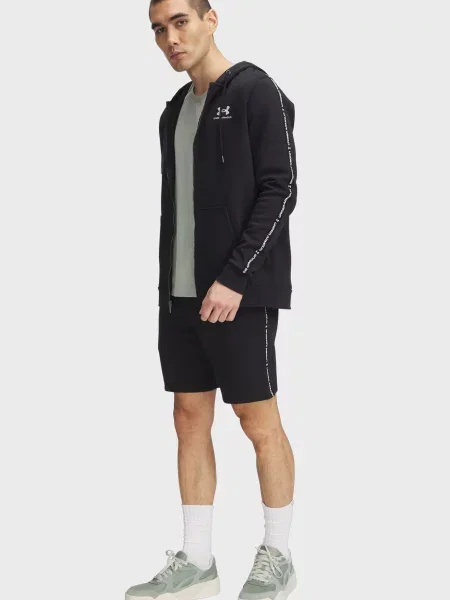 Флисовые короткие спортивные шорты Under Armour черные