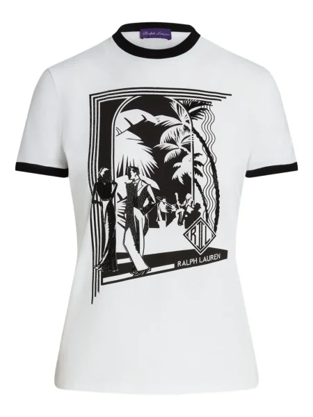 Tricou Ralph Lauren Collection alb