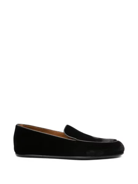 Pantofi loafer Tom Ford de catifea negru