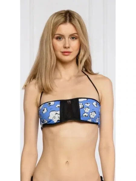 Karl Lagerfeld Sutien de baie albastru