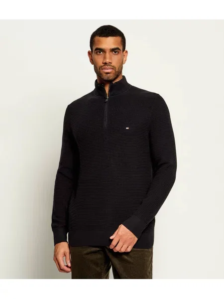 Tommy Hilfiger Pulover cu adaos de cașmir | pima negru