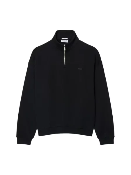 Bluza rozpinana Lacoste czarna