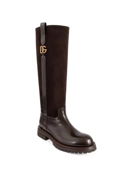 Botine Dolce & Gabbana cu autograf maro