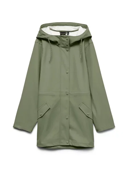 VERO MODA Palton de primăvară-toamnă VMMalou stuf verde