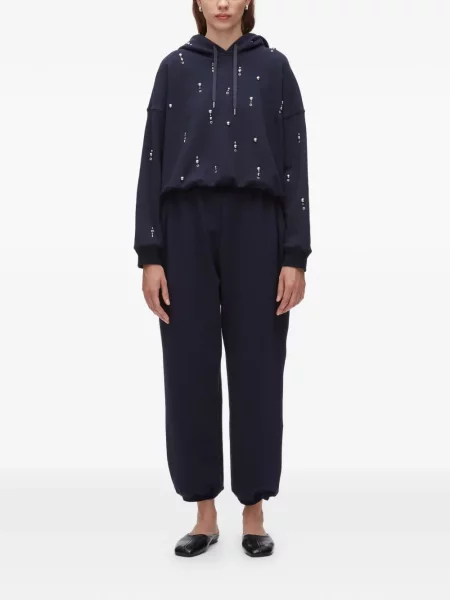 Hanorac cu glugă 3.1 Phillip Lim albastru