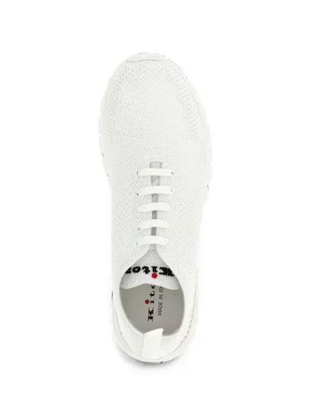 Sneakerși Kiton tricotate alb