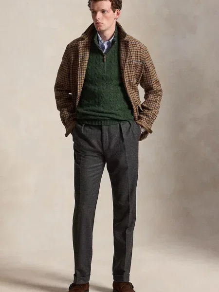 Polo Ralph Lauren sweter wełniany zielony