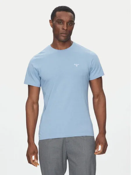 Barbour Tricou Essential Sports Tailored Fit albastru