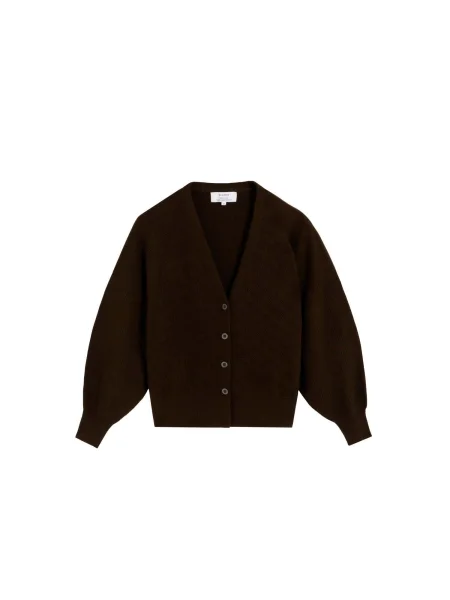 Scalpers Geacă tricotată închis maro